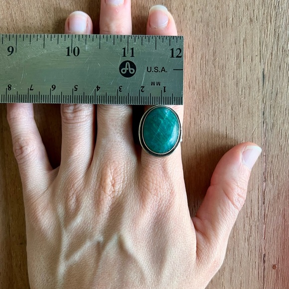 sterling silver & stone ring - Picture 9 of 11